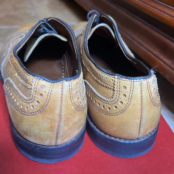 Brooks Brothers Men’s Walnut Leather Oxford , Size 10.5, Re-Soled - Picture 6 of 9